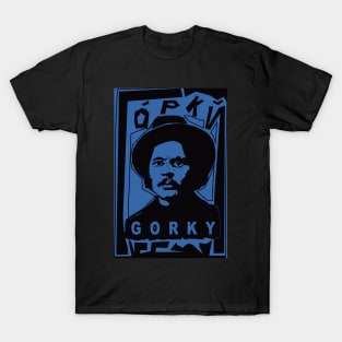 Maxim Gorky in Blue T-Shirt